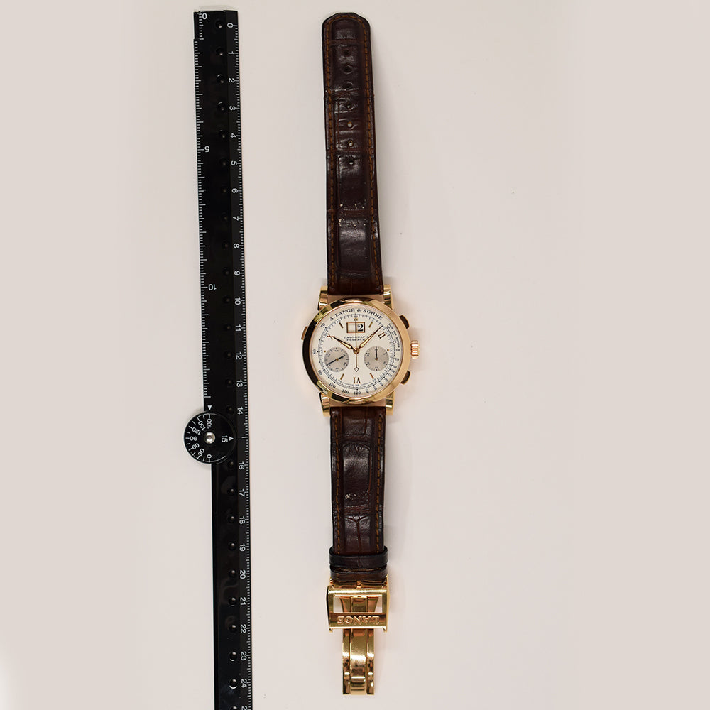 Saxonia Datograph 39mm Rose Gold Manual Winding 403.032