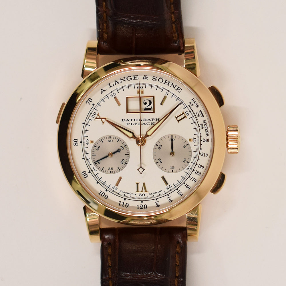 Saxonia Datograph 39mm Rose Gold Manual Winding 403.032