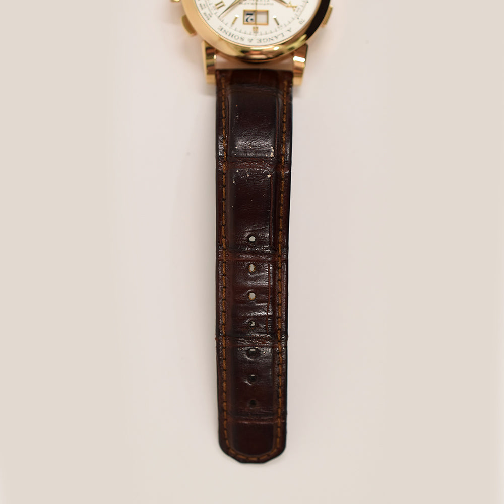 Saxonia Datograph 39mm Rose Gold Manual Winding 403.032