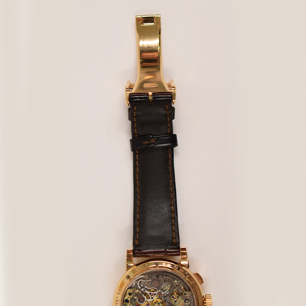 Saxonia Datograph 39mm Rose Gold Manual Winding 403.032