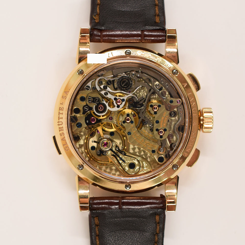 Saxonia Datograph 39mm Rose Gold Manual Winding 403.032