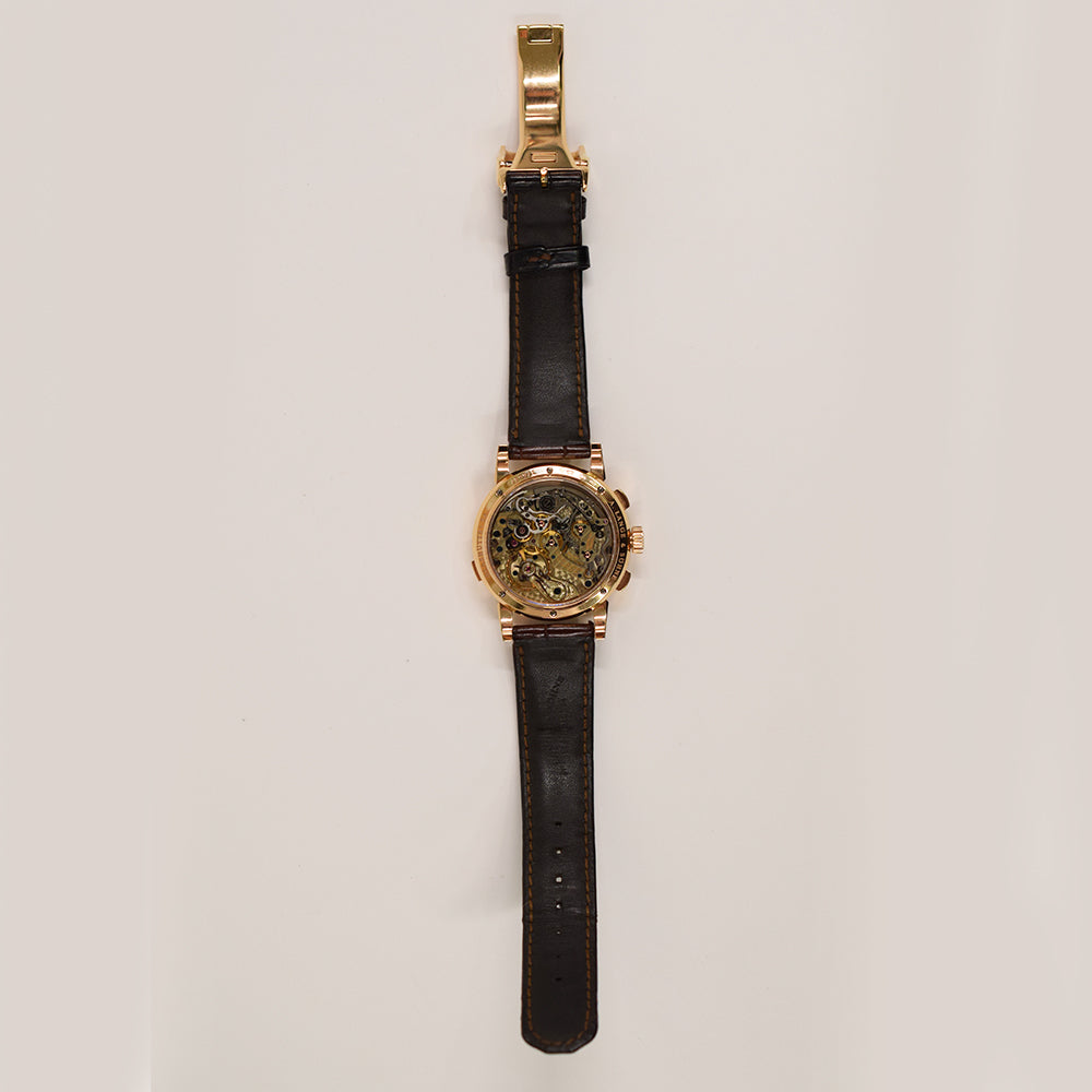 Saxonia Datograph 39mm Rose Gold Manual Winding 403.032
