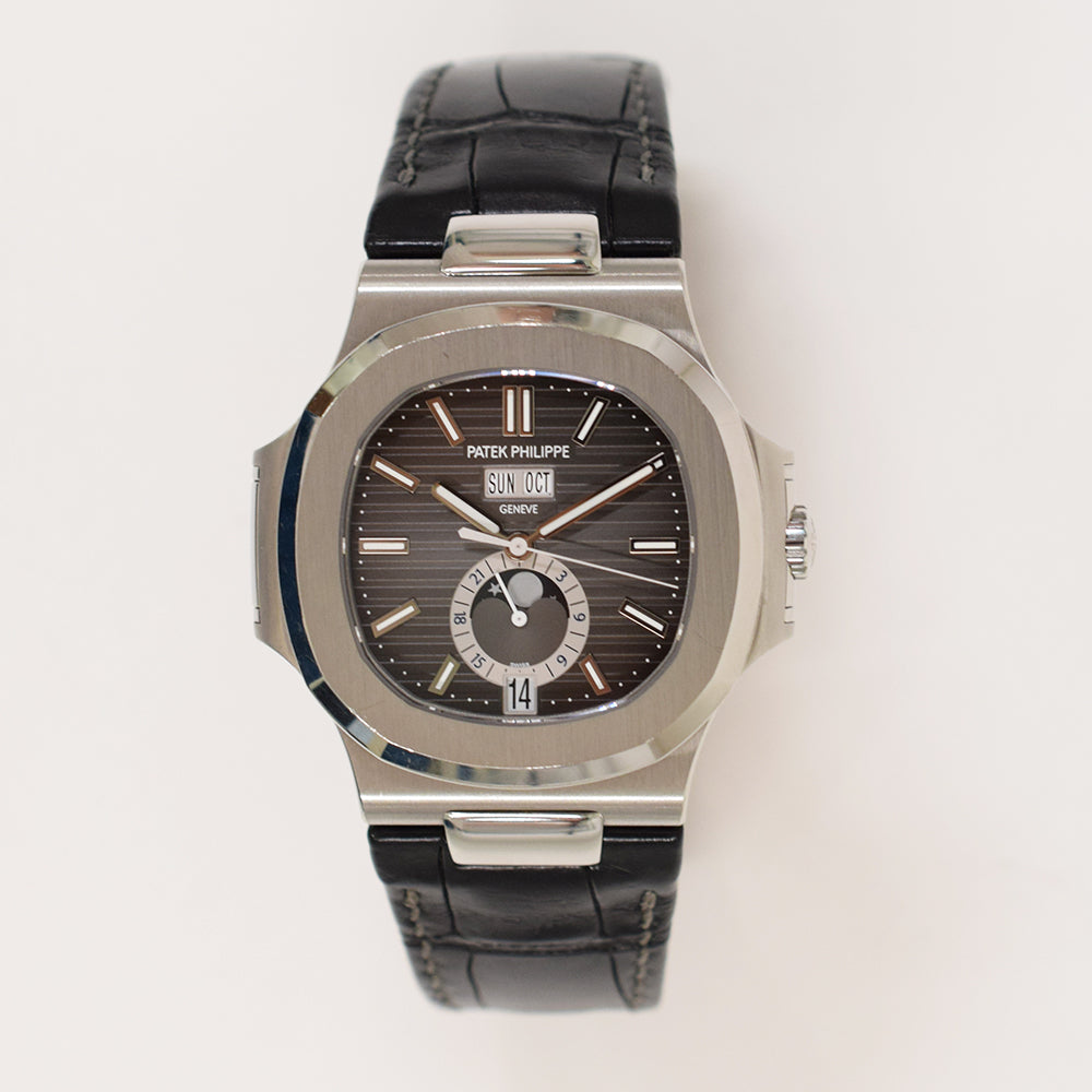 Nautilus Annual Calendar Moon Phases 40.5mm Stainless Steel 5726A-001