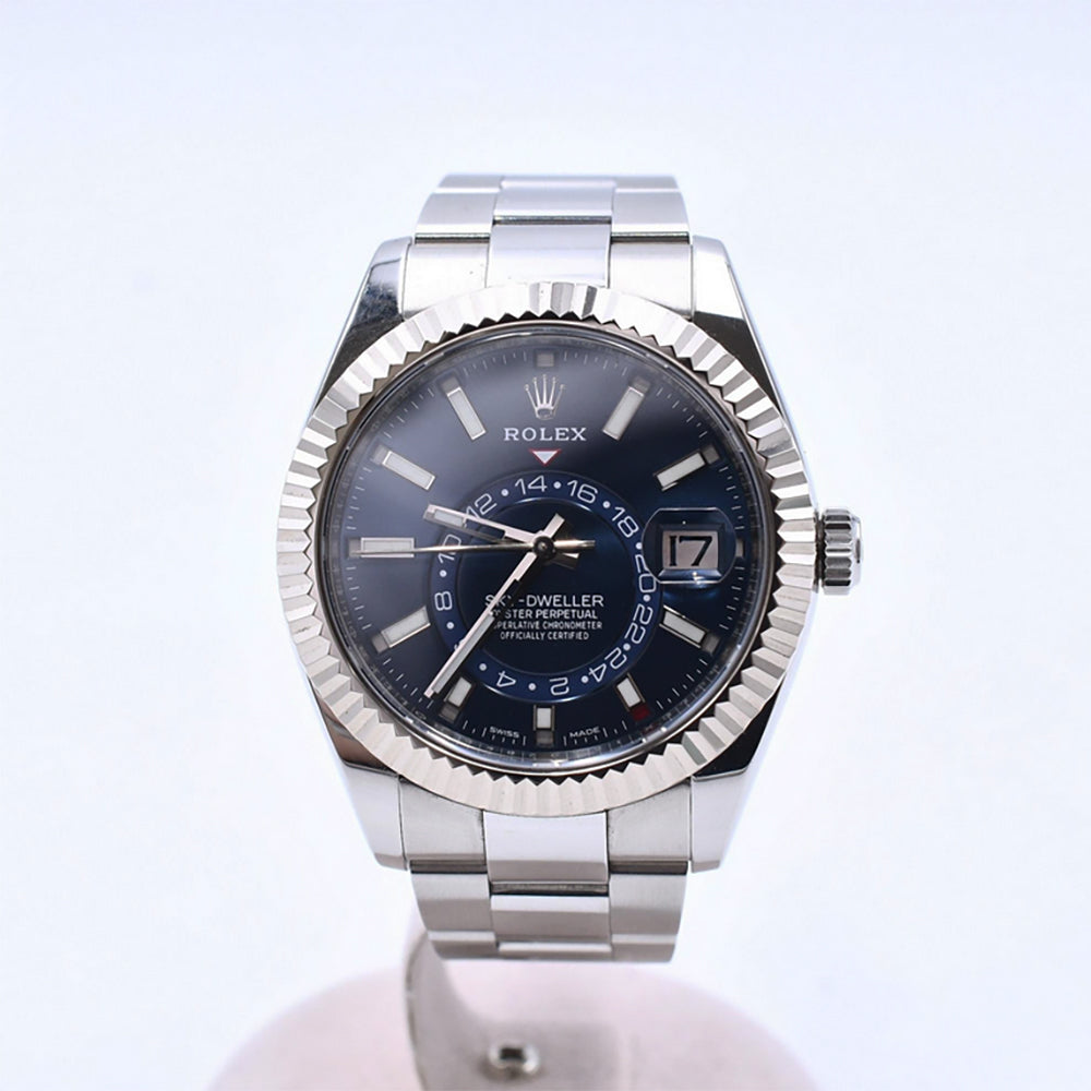 Sky-Dweller Steel and White Gold 326934
