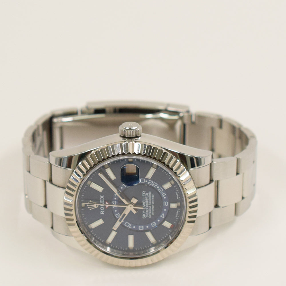 Sky-Dweller Steel and White Gold 326934