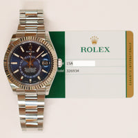Sky-Dweller Steel and White Gold 326934