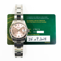 Datejust 31mm Steel and White Gold 278274