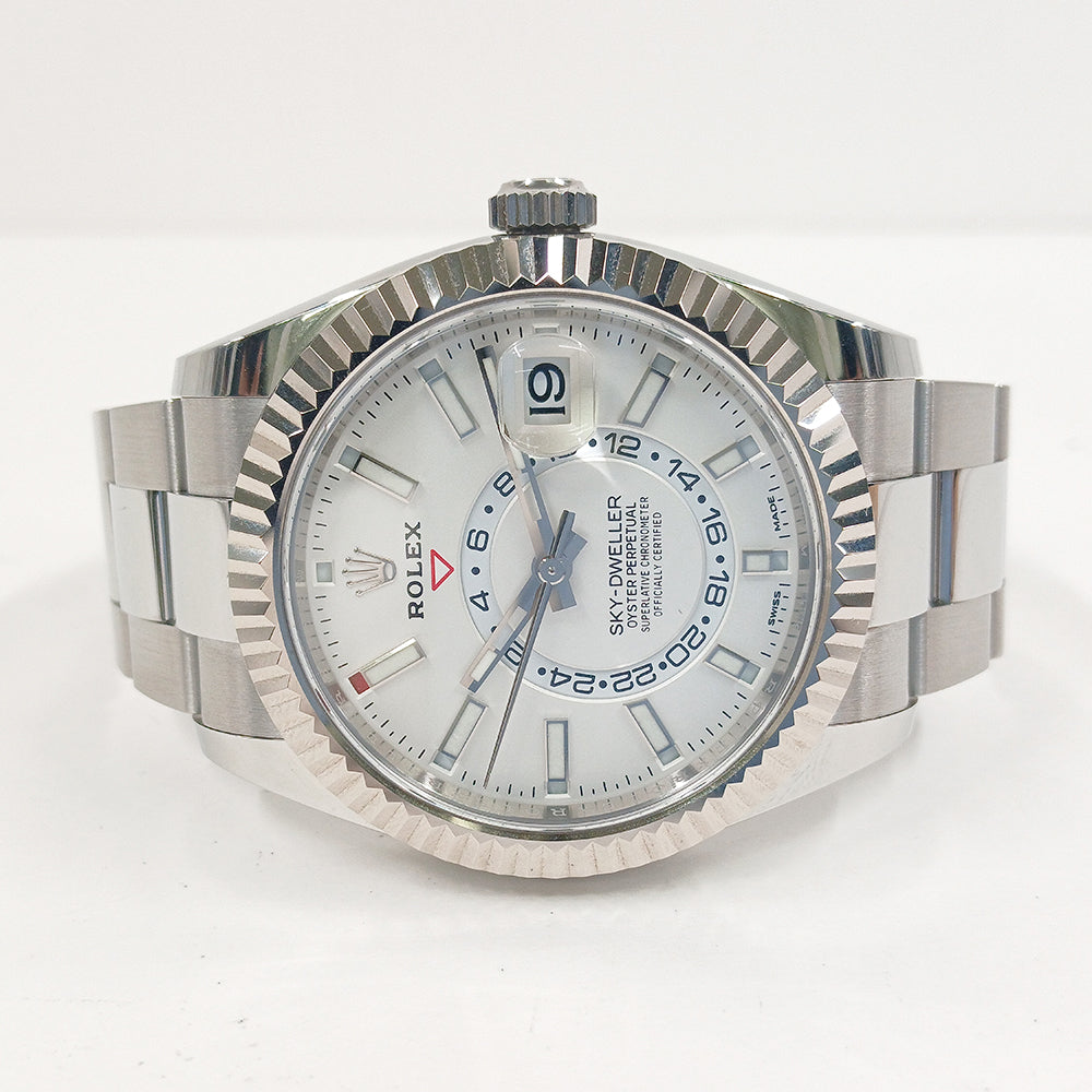Sky-Dweller 42mm Steel and White Gold 326934