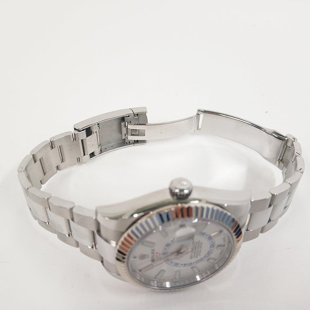 Sky-Dweller 42mm Steel and White Gold 326934