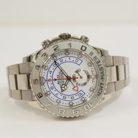 Yacht-Master II Regatta Chronograph White Gold Platinum Ring Command Bezel 116689