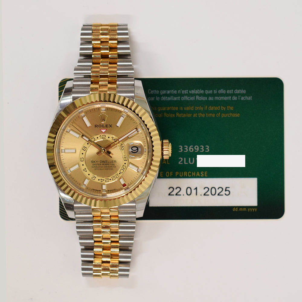 Sky-Dweller Steel and Yellow Gold 336933