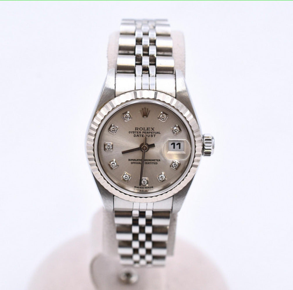 Datejust 26mm Steel and White Gold 79174G