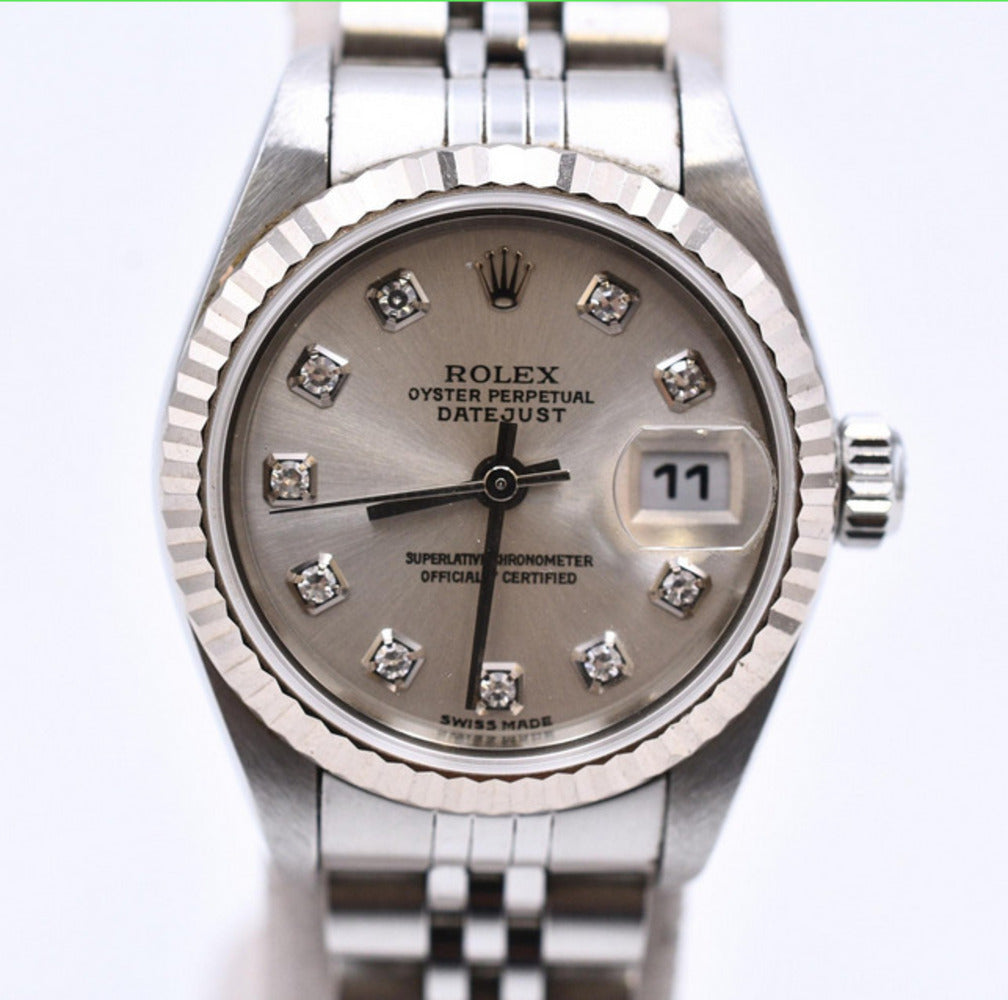 Datejust 26mm Steel and White Gold 79174G