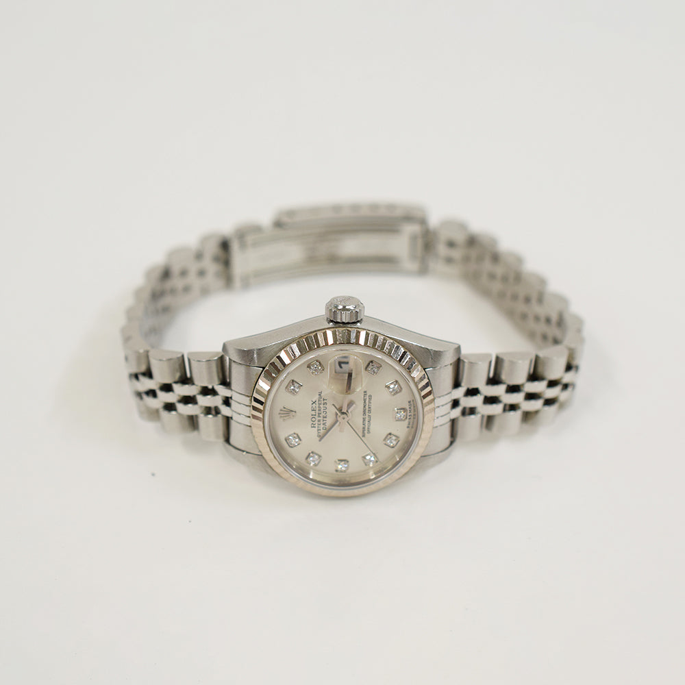 Datejust 26mm Steel and White Gold 79174G