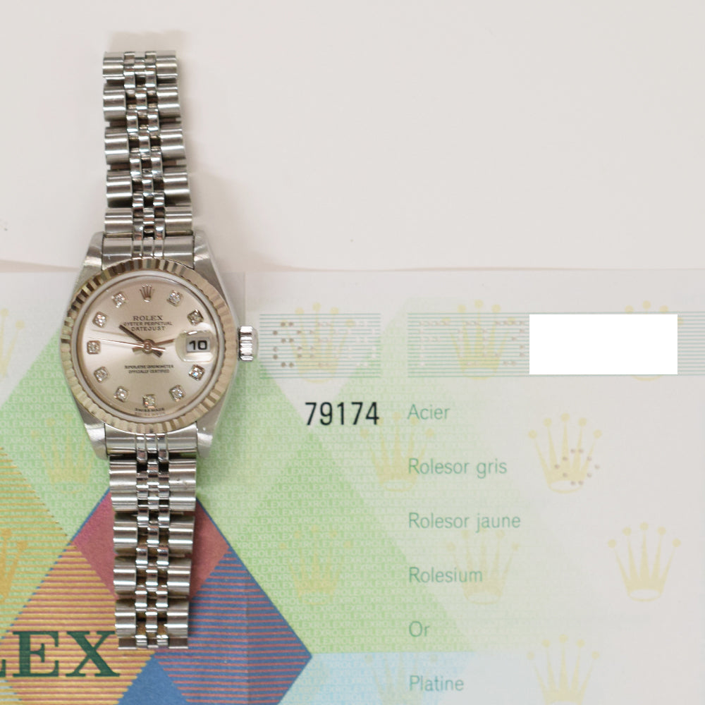 Datejust 26mm Steel and White Gold 79174G