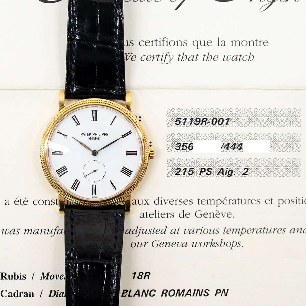 Calatrava 36mm Rose Gold 5119R-001