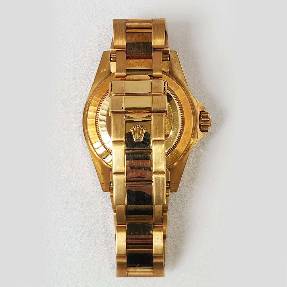 Submariner Date 40mm Black Bezel Yellow Gold 16618 – Golden Anvil