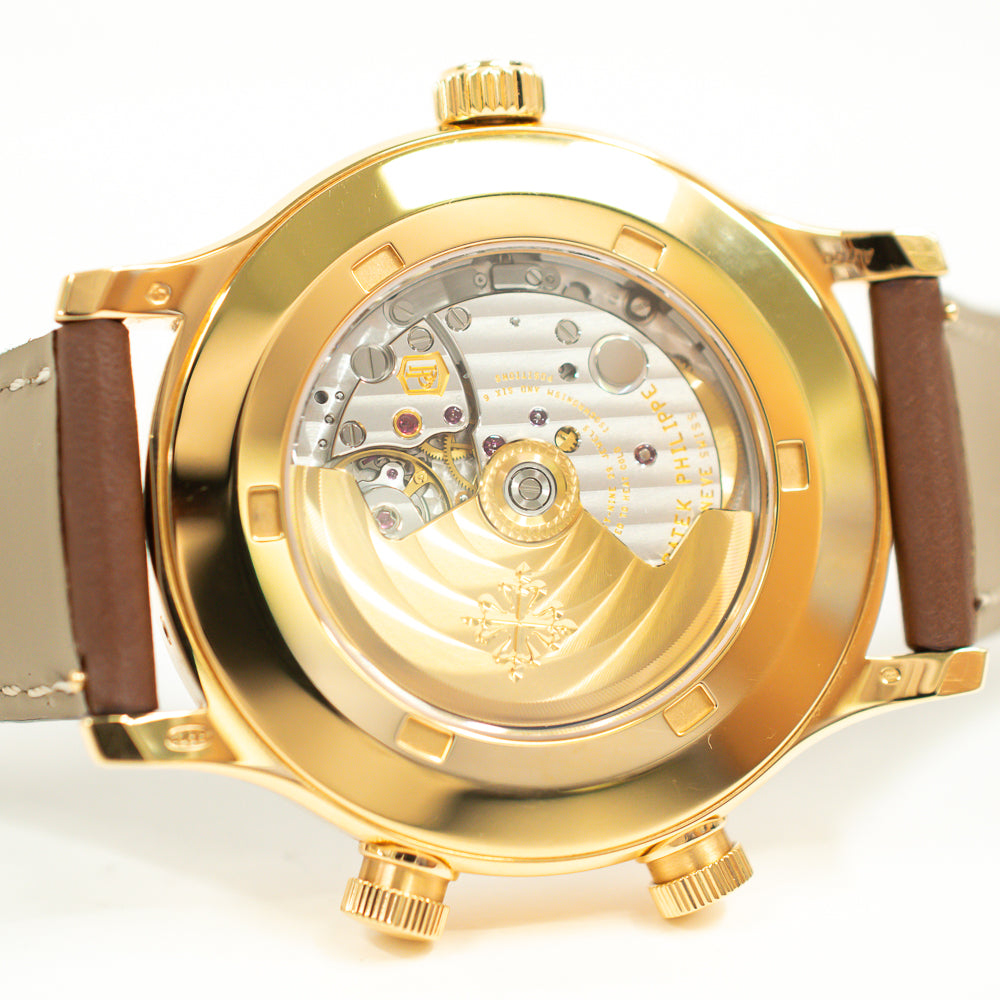 Calatrava Pilot Travel Time 42mm Rose Gold 5524R-001