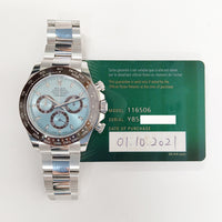 Daytona 40mm Platinum 116506