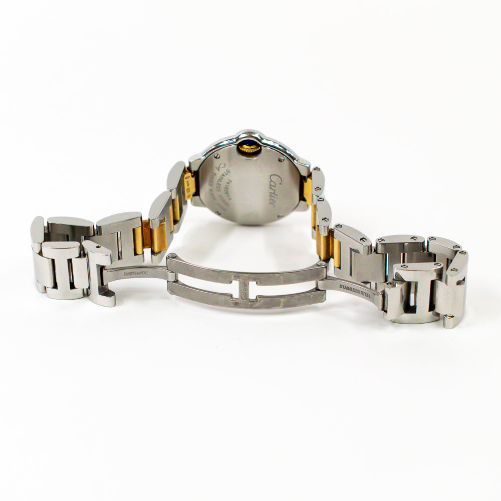 Ballon Bleu de Cartier 28mm Steel and Yellow Gold W2BB0010