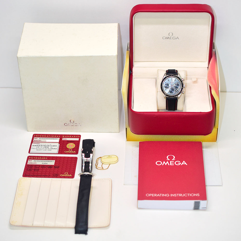 Speedmaster Date/Day-Date 40mm Stainless Steel on Strap 323.32.40.40.06.001