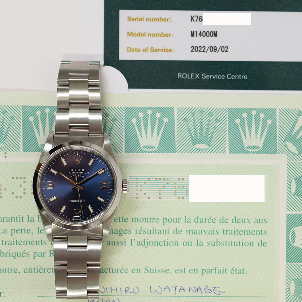Air-King 34mm Steel 14000M
