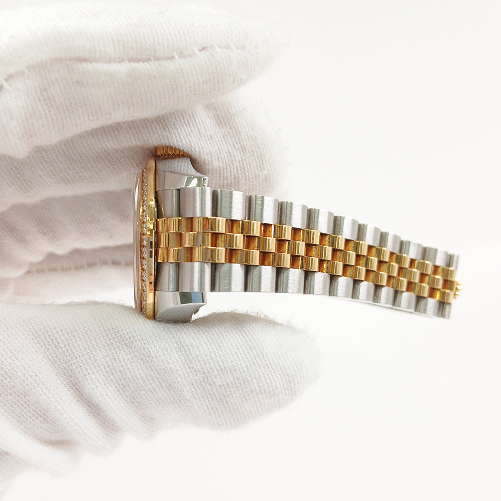 Lady Datejust 28mm Diamond Bezel - Steel and Yellow Gold 279383RBR