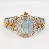 Lady Datejust 28mm Diamond Bezel - Steel and Yellow Gold 279383RBR