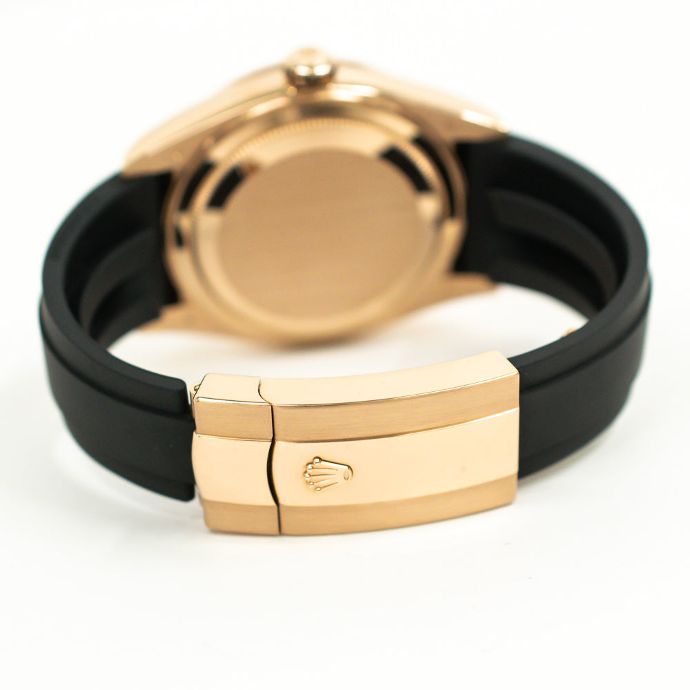 Sky-Dweller Rubber Strap Rose Gold 336235