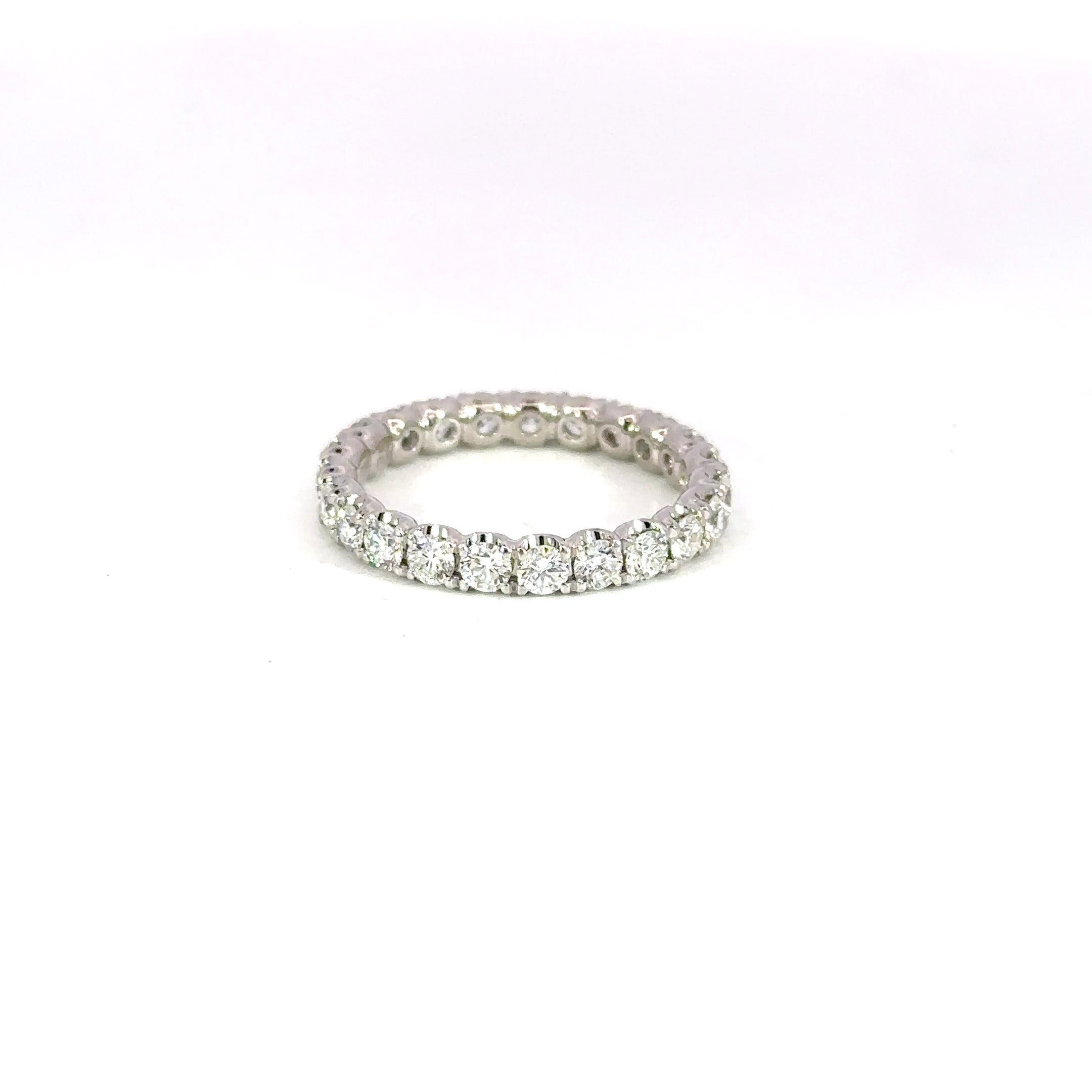 Platinum Diamond Eternity Band