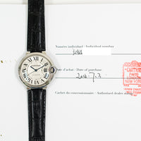 Ballon Bleu 36mm Steel  W69017Z4