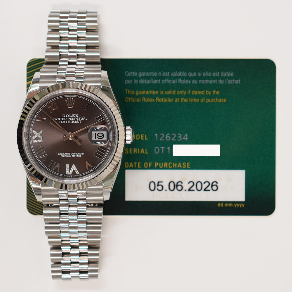 Datejust 36mmSteel and White Gold 126234