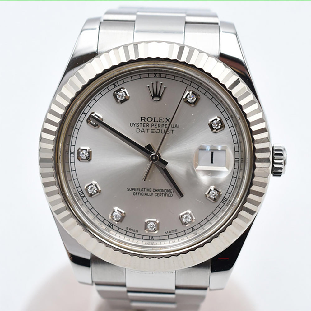 Datejust II Steel and White Gold 116334G