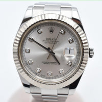 Datejust II Steel and White Gold 116334G
