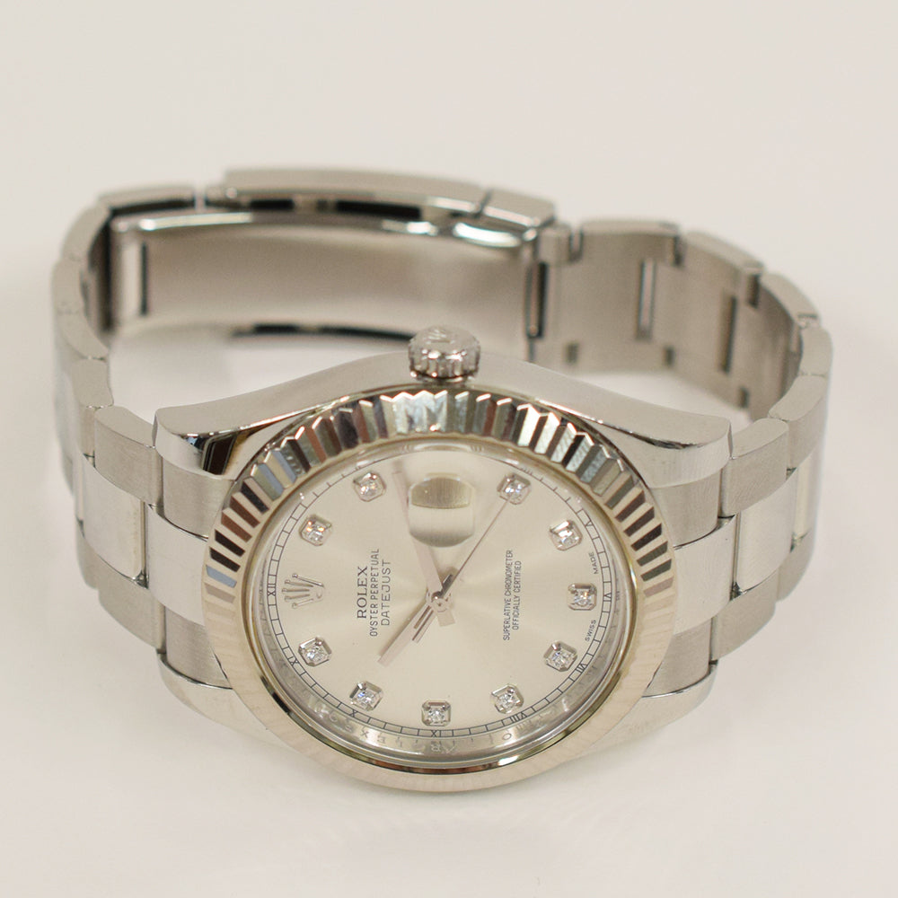 Datejust II Steel and White Gold 116334G