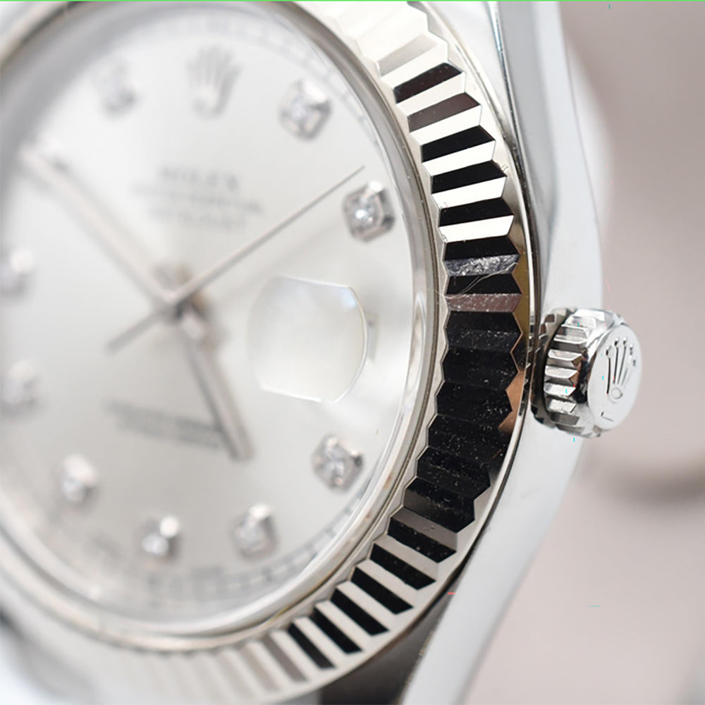 Datejust II Steel and White Gold 116334G