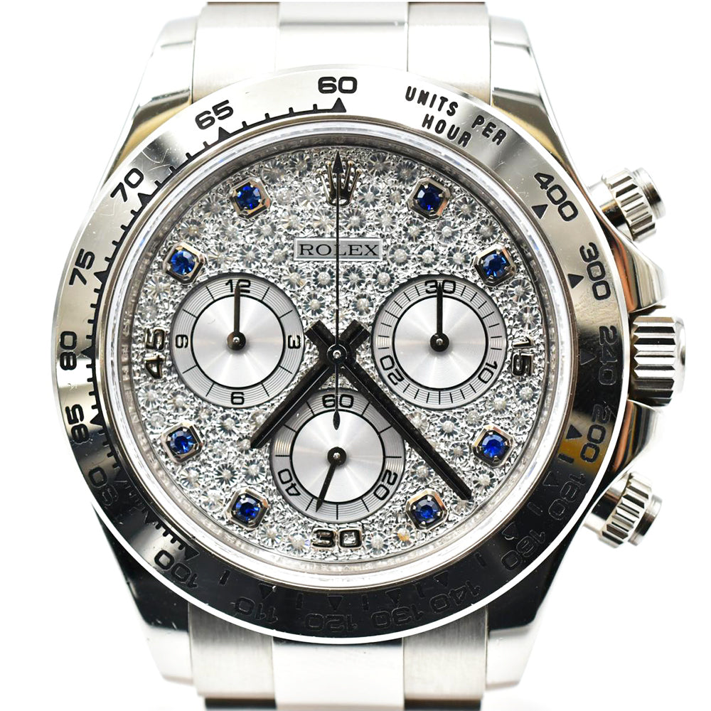 Daytona White Gold 116509