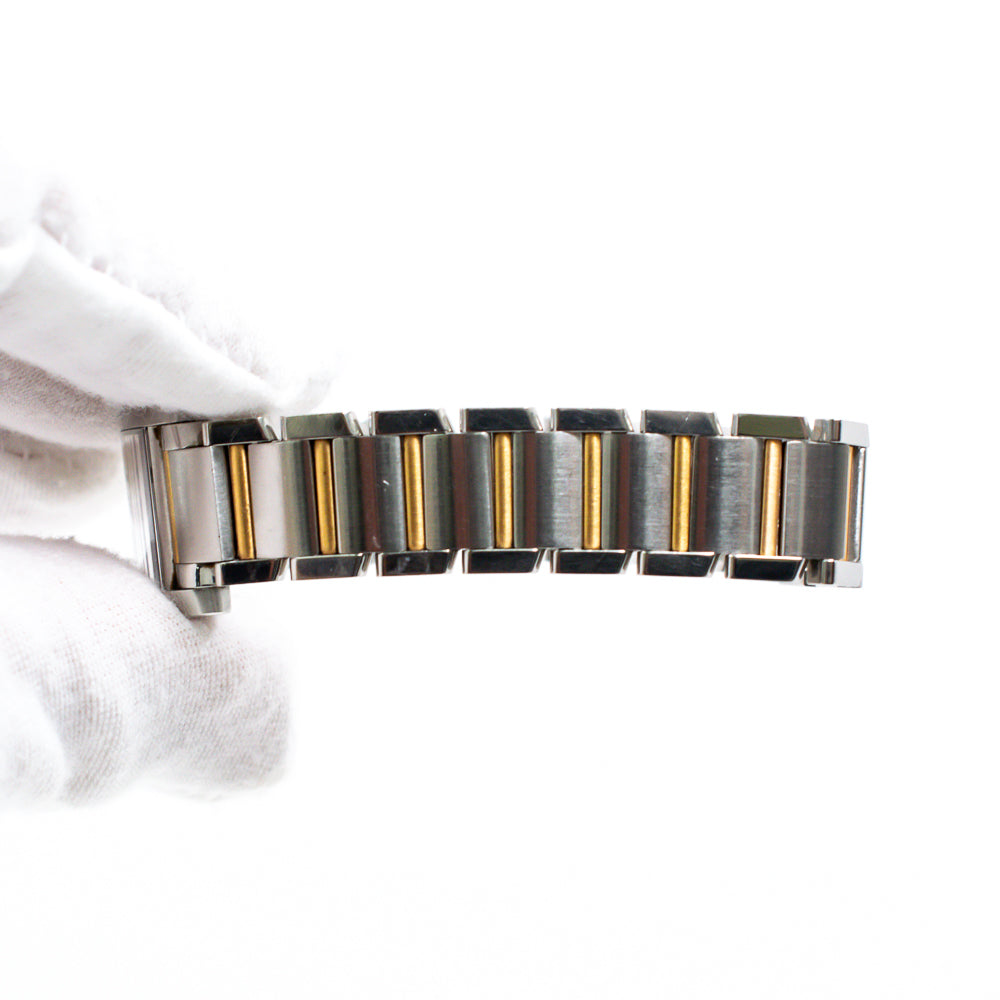 Tank Francaise Small 20mm x 25mm Steel and Rose Gold W51027Q4