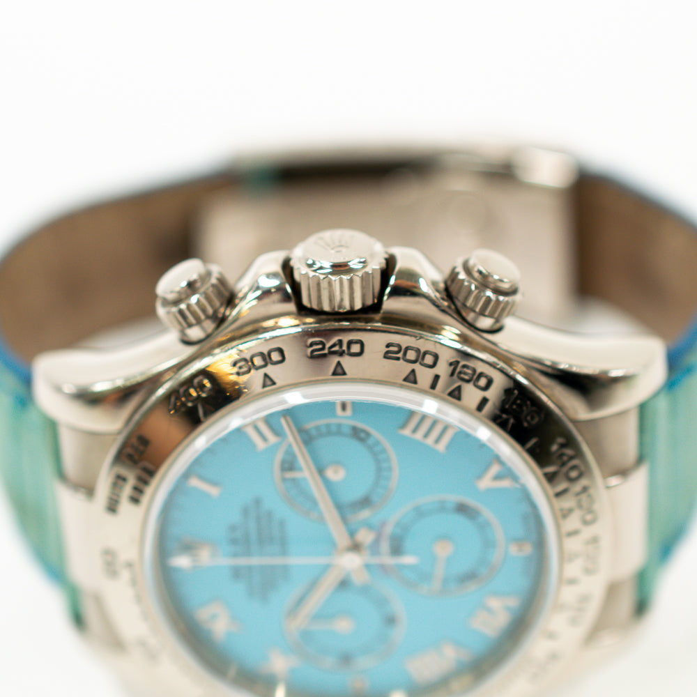 Daytona White Gold "Beach Edition" Turquoise Dial 116519