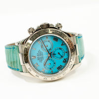 Daytona White Gold "Beach Edition" Turquoise Dial 116519