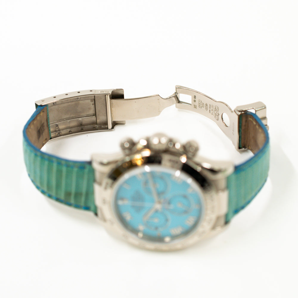 Daytona White Gold "Beach Edition" Turquoise Dial 116519