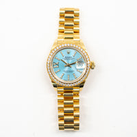 Datejust 28mm Diamond Bezel Yellow Gold 279138RBR