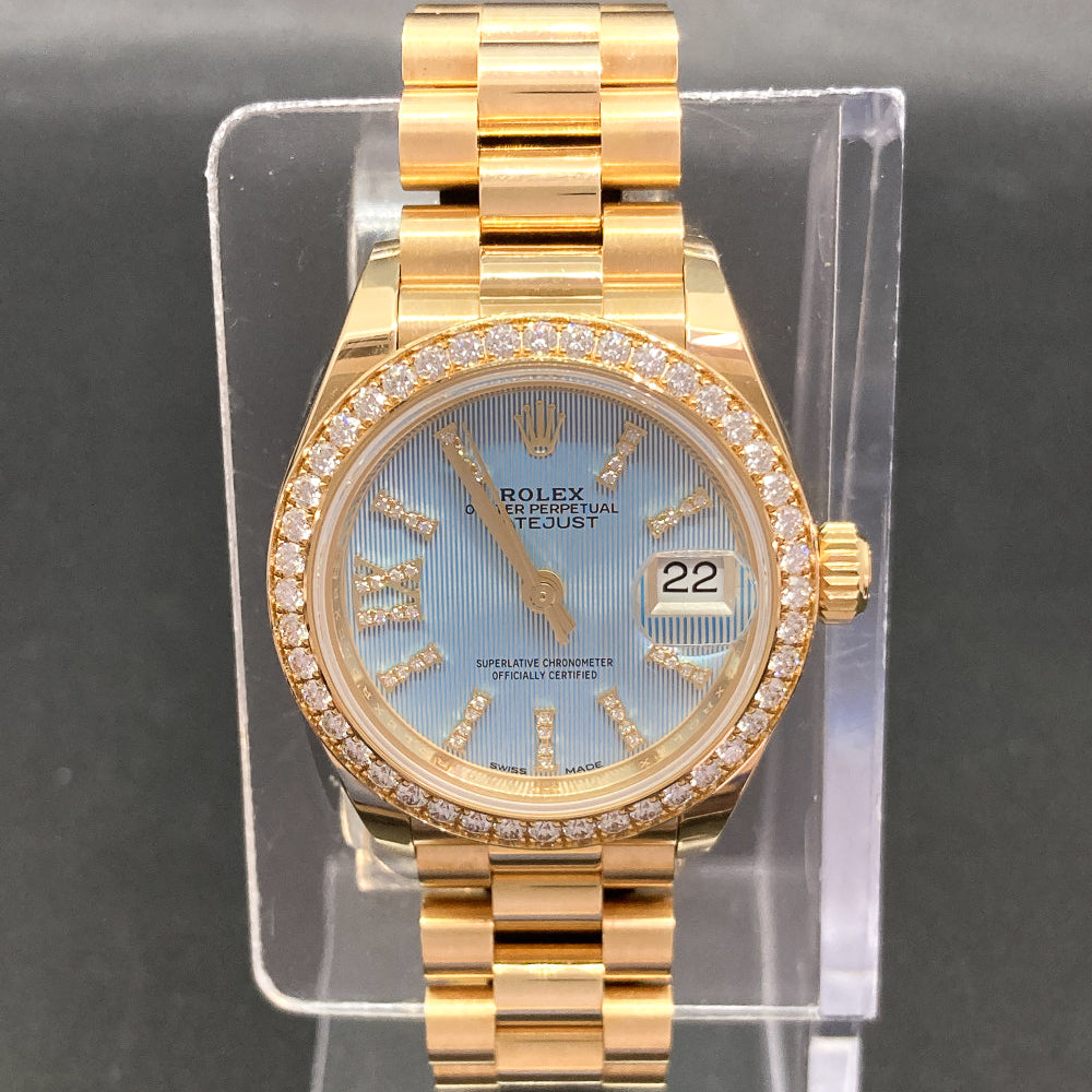 Datejust 28mm Diamond Bezel Yellow Gold 279138RBR