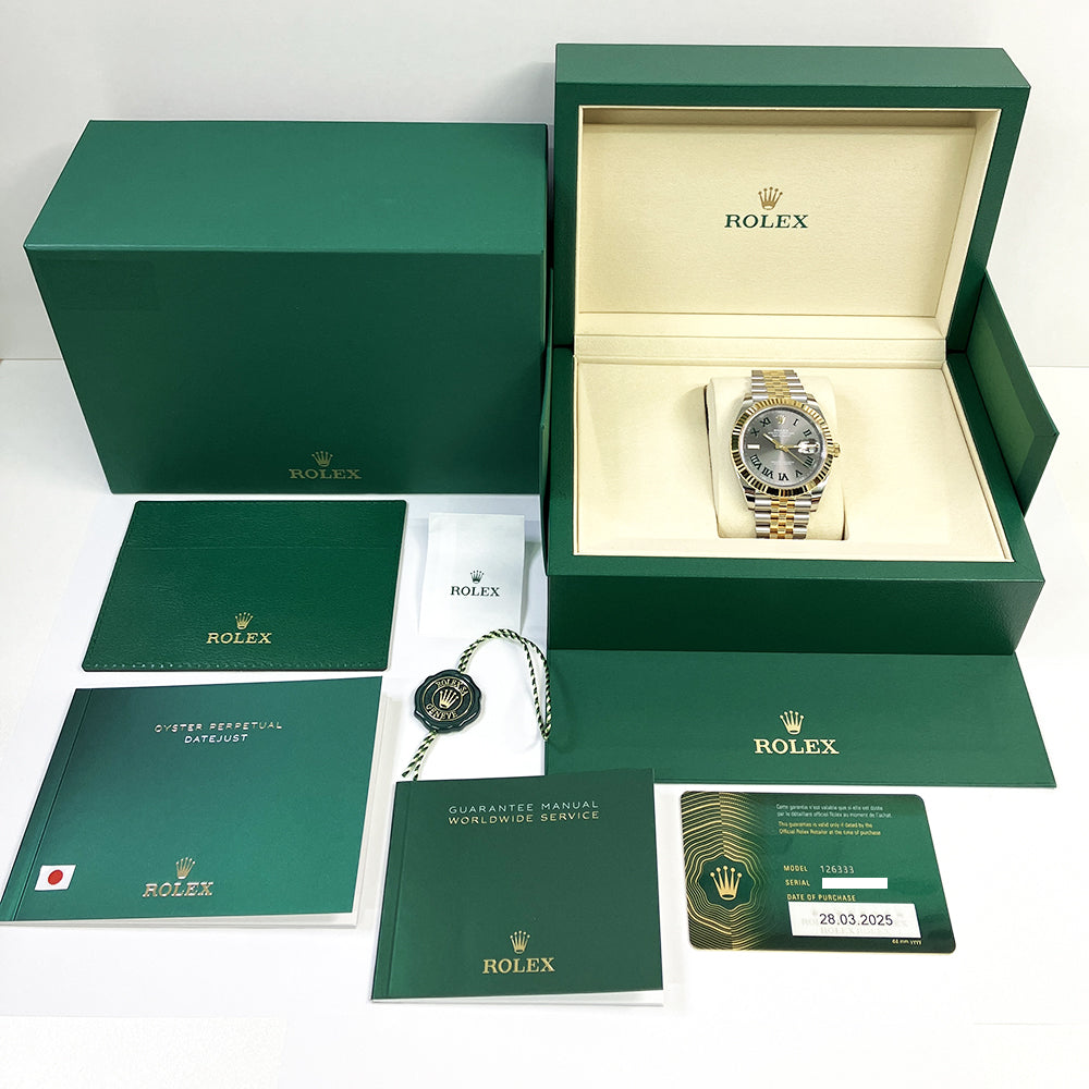 Datejust 41mm Steel and Yellow Gold 126333