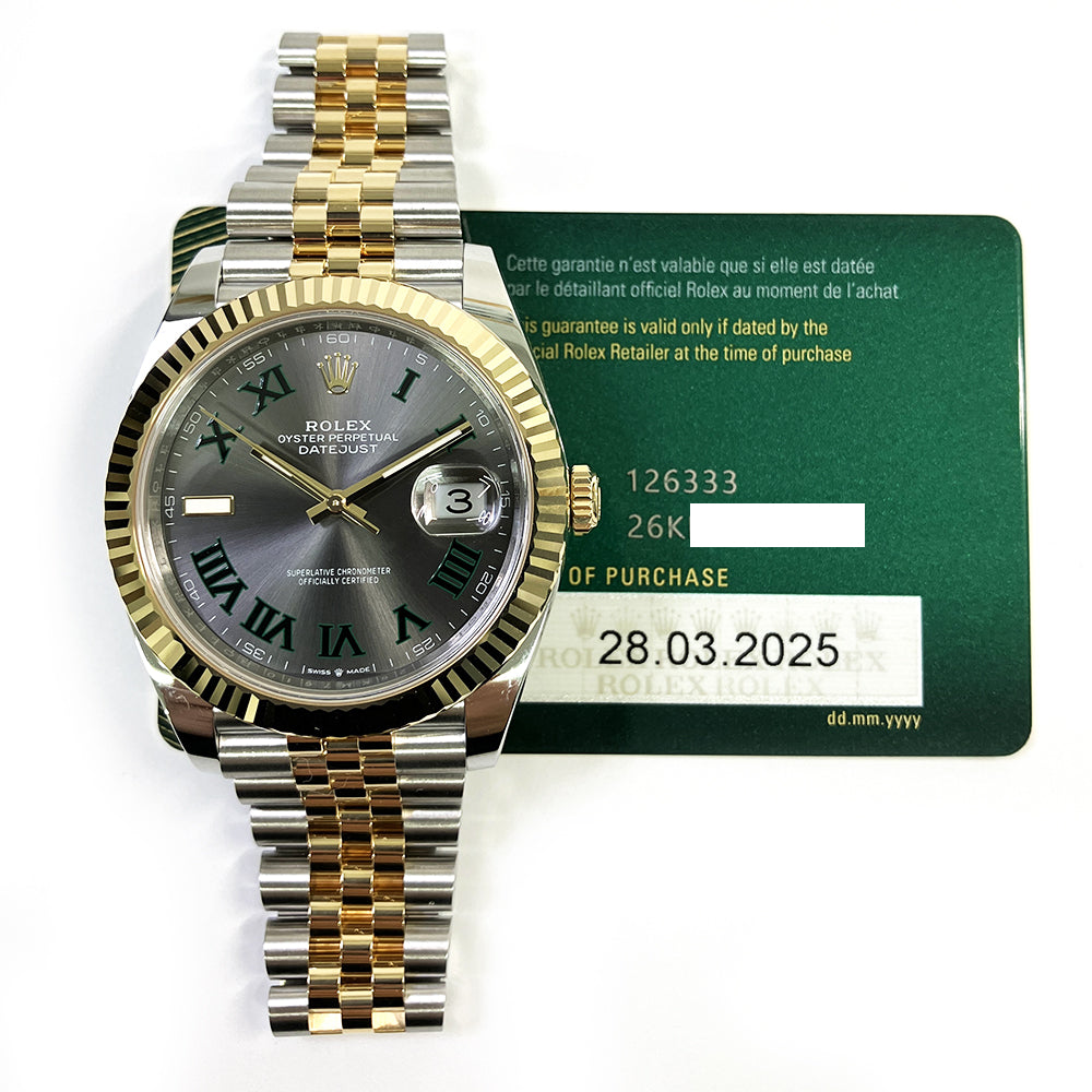 Datejust 41mm Steel and Yellow Gold 126333