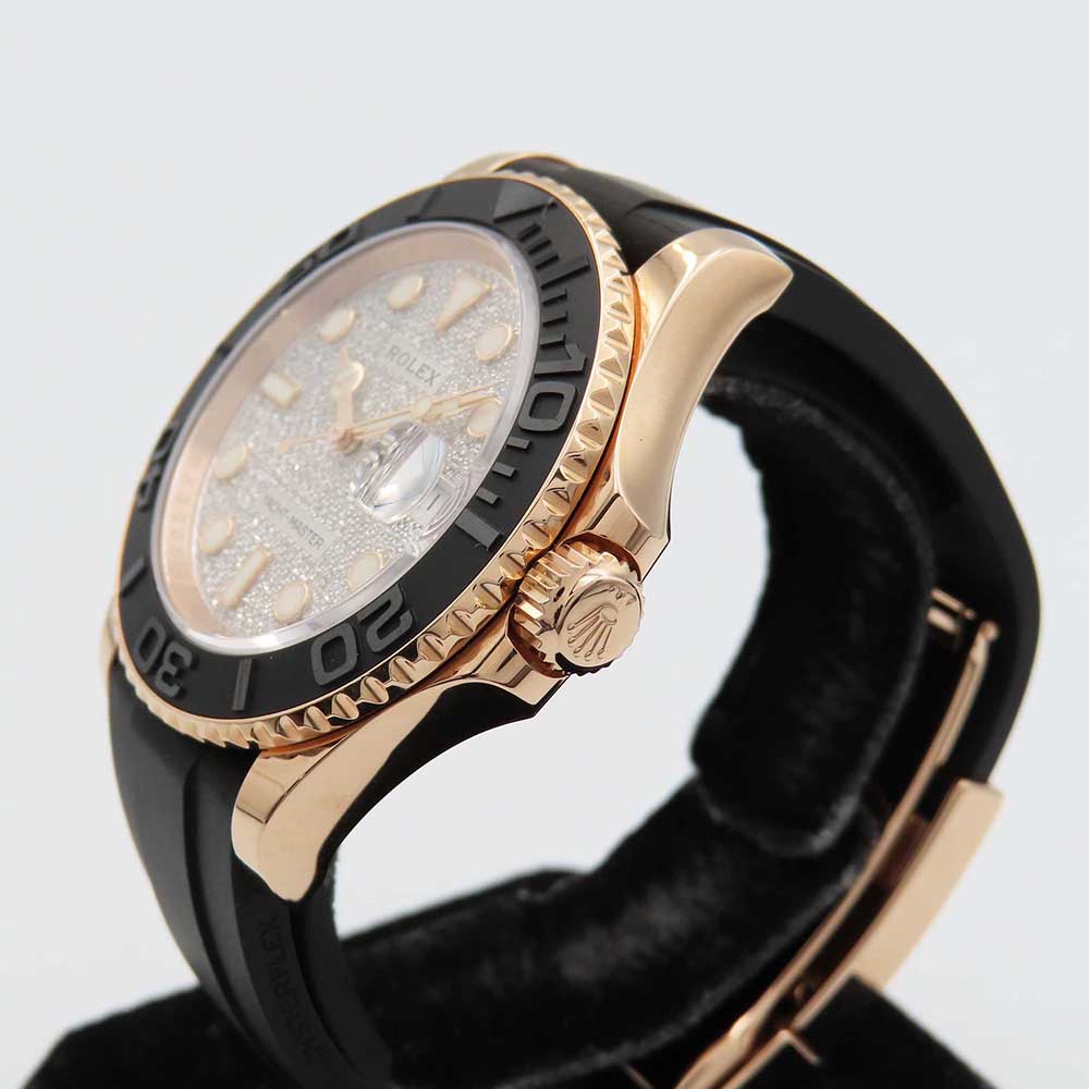 Yacht-Master 40mm Rose Gold on Strap 116655
