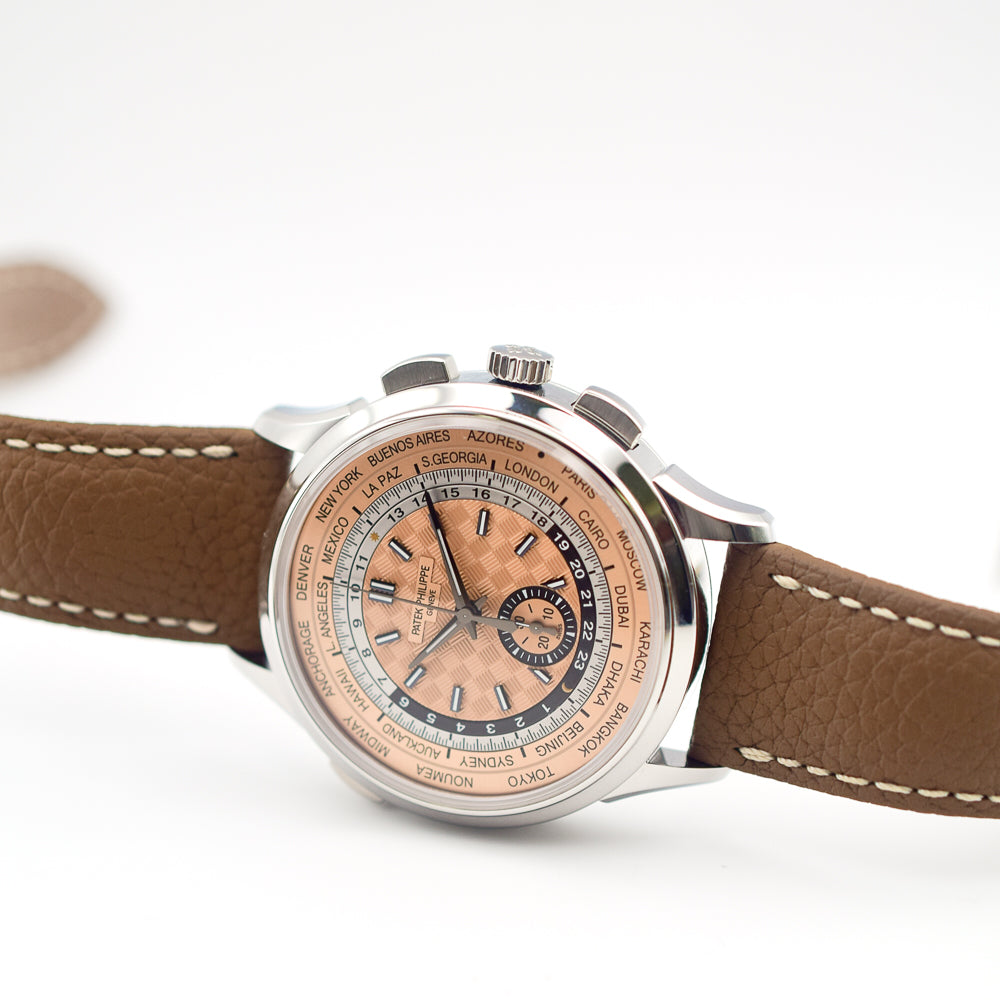 World Time 41mm Flyback Chronograph - Stainless Steel 5935A-001