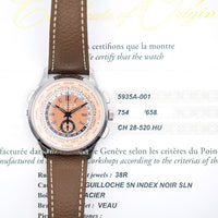 World Time 41mm Flyback Chronograph - Stainless Steel 5935A-001