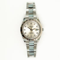 Datejust II Steel and White Gold 116334