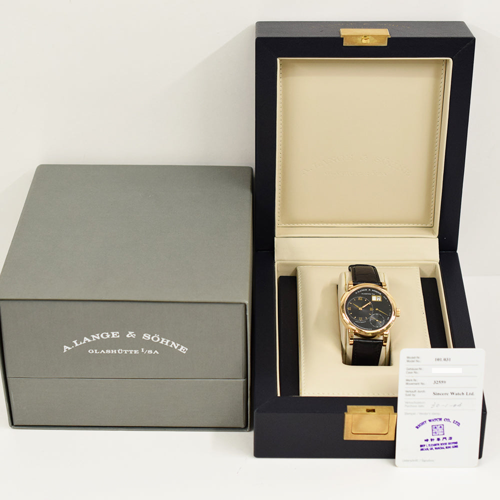 Lange 1 38.5mm Rose Gold Manual Winding 101.031